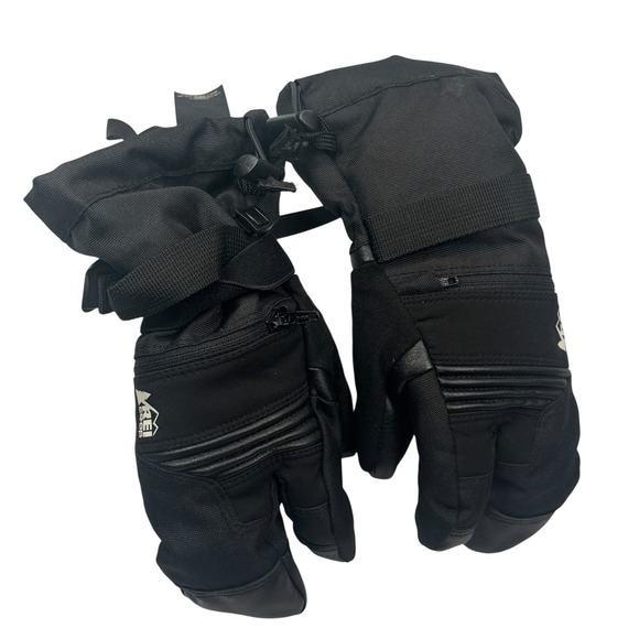 Rei Co-Op Other - REI CoOp Timber Mountain Split Finger Mittens Kids Small Black Waterproof Winter